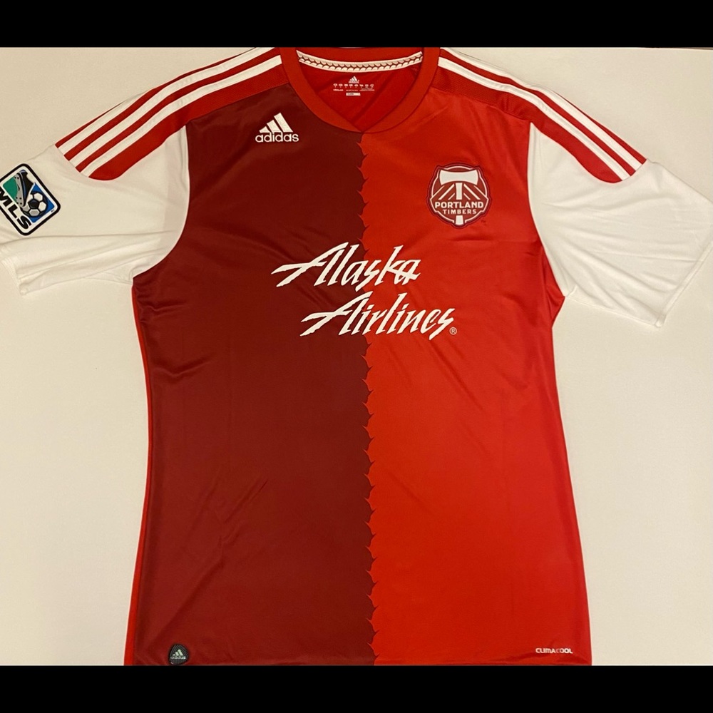 Portland Timbers 2011 Replica Blank Jersey Rose City Red (Mens)